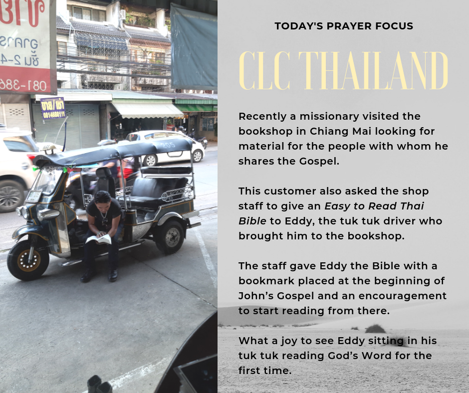 Prayer for CLC Thailand (March 7th, 2019)