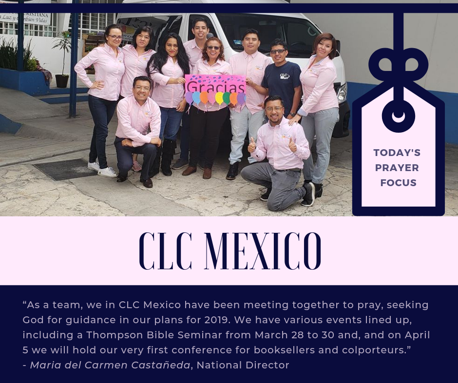 Pray for CLC Mexico (March 27, 2019)