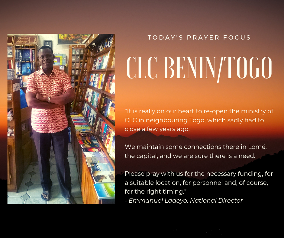 Pray for CLC Benin and Togo (March 29, 2019)