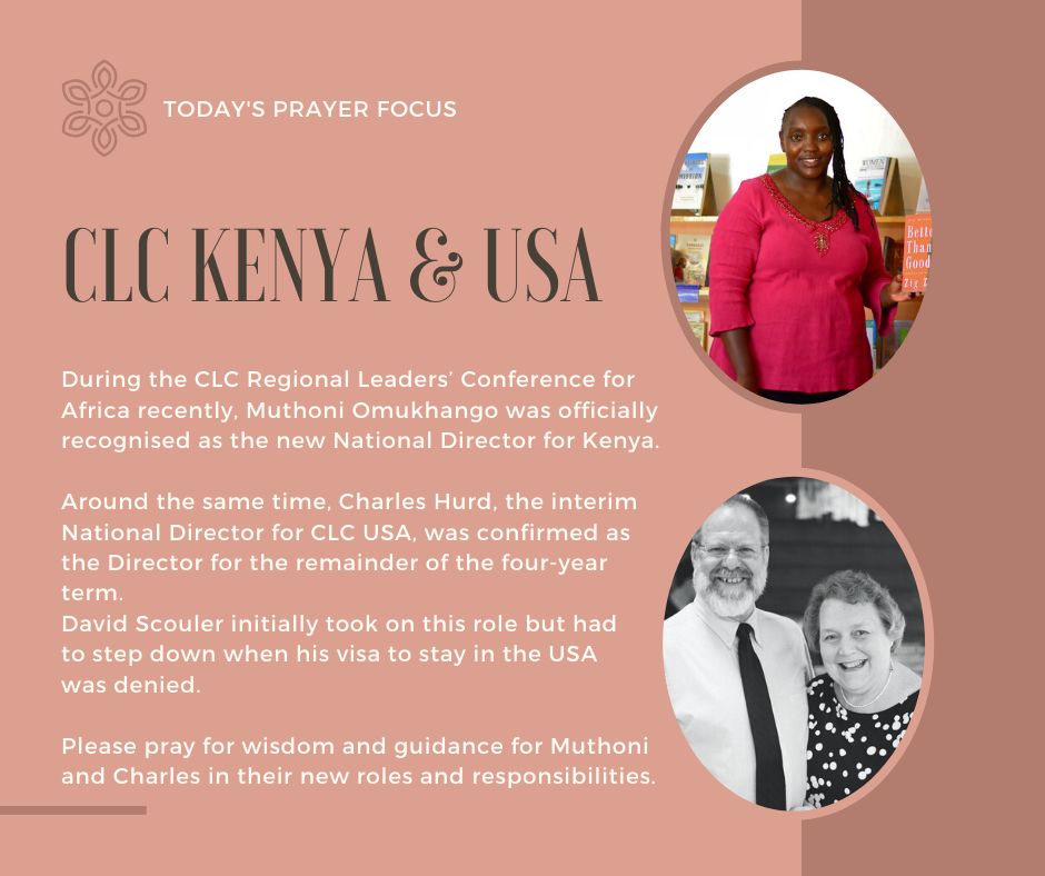 Friday (December 13, 2019) Prayer Focus for Kenya and USA