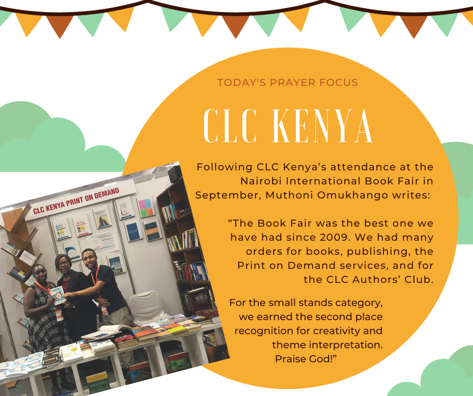 Monday (December 16, 2019) Prayer Focus for CLC Kenya