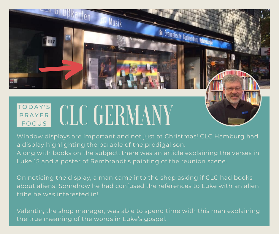 Thursday (December 19, 2019) Prayer Focus for CLC Germany