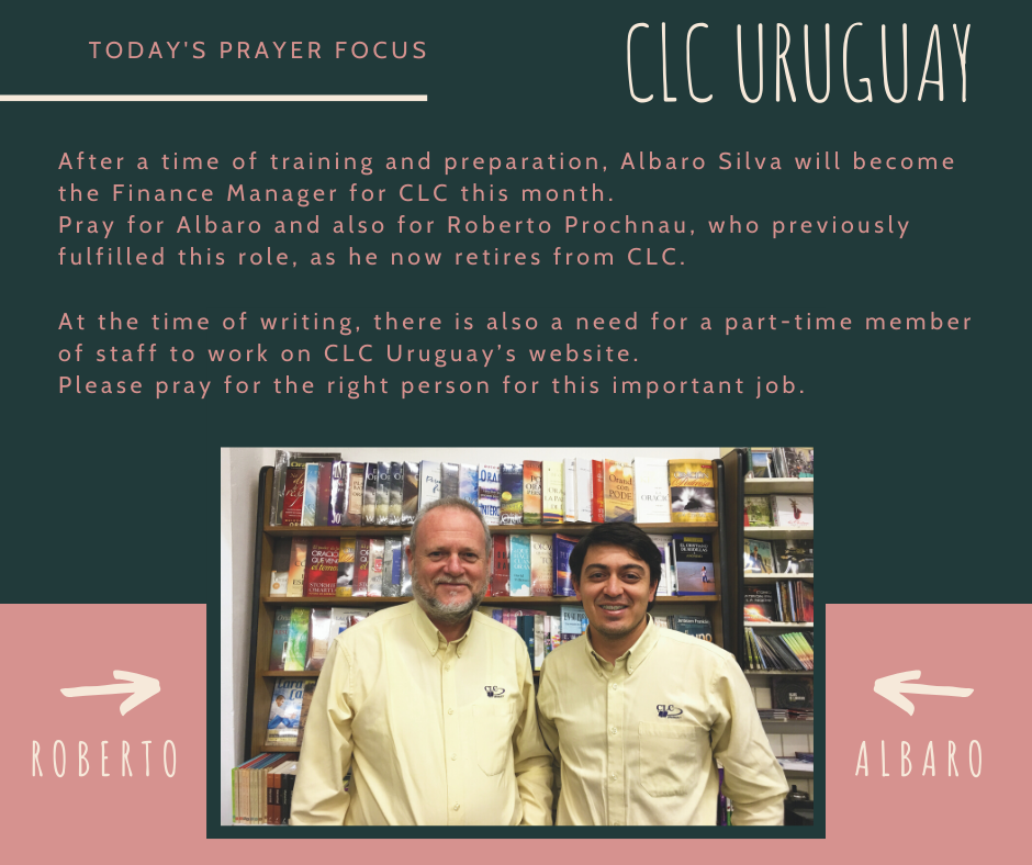 Wednesday (January 8) Prayer Focus for CLC Uruguay