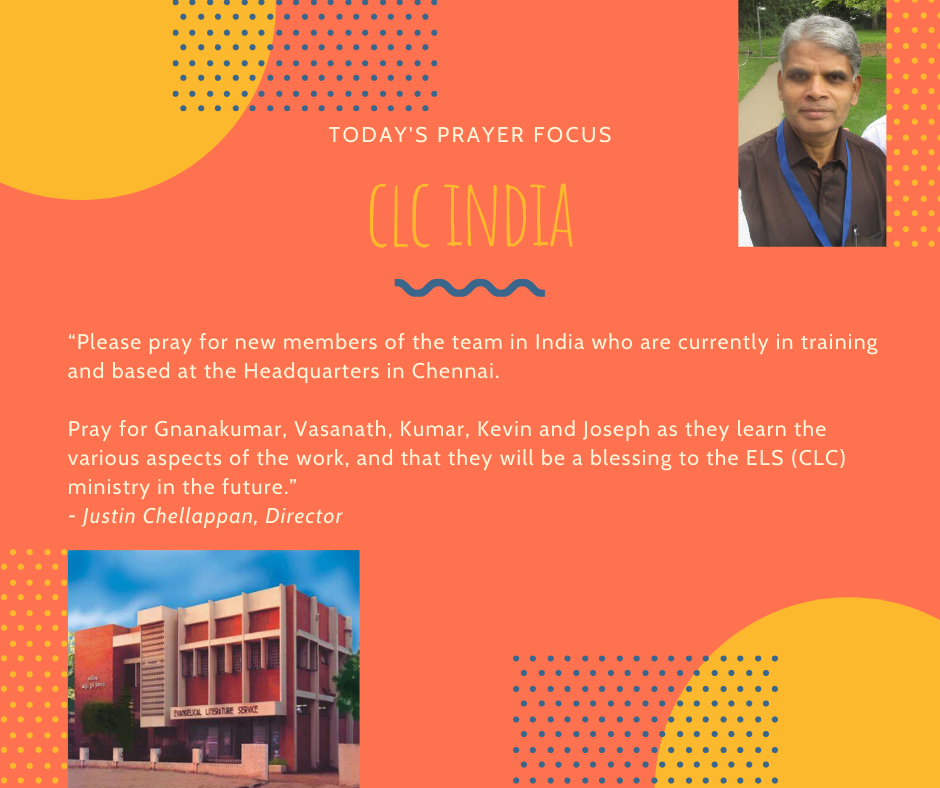 Thursday (February 6) Prayer Focus for CLC India