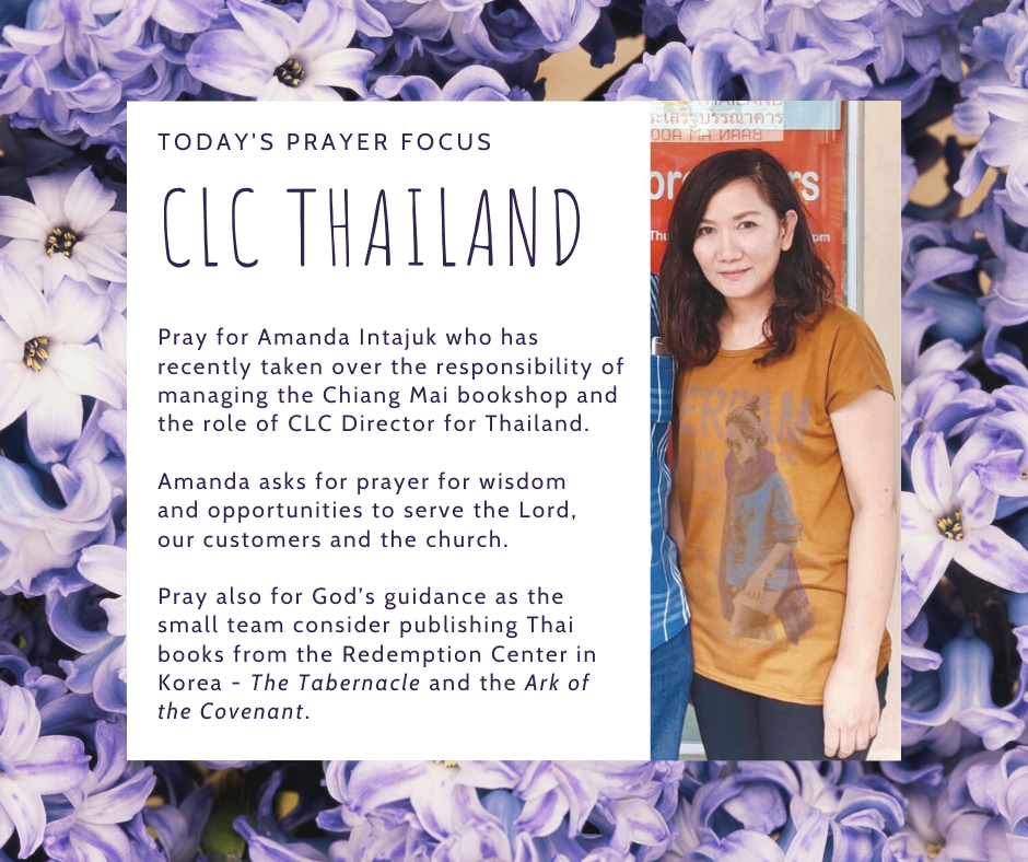 Friday (February 7) Prayer Focus for CLC Thailand