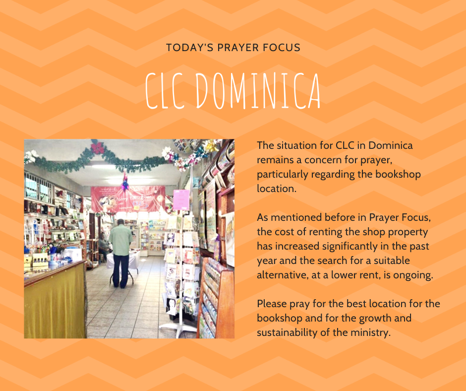 Tuesday (February 11) Prayer Focus for CLC Dominica