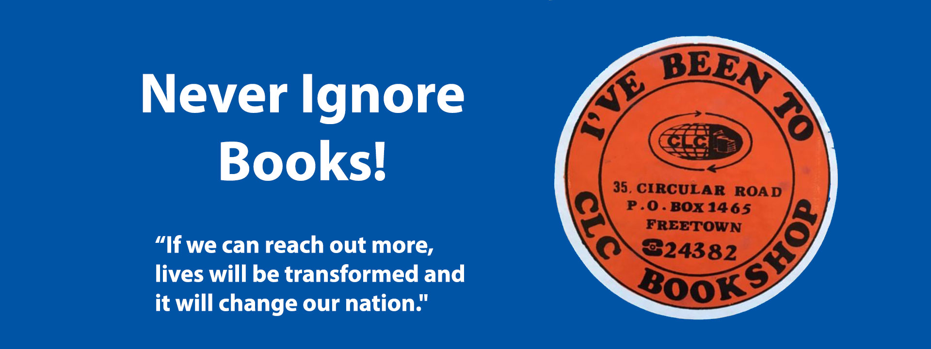 Never Ignore Books! 