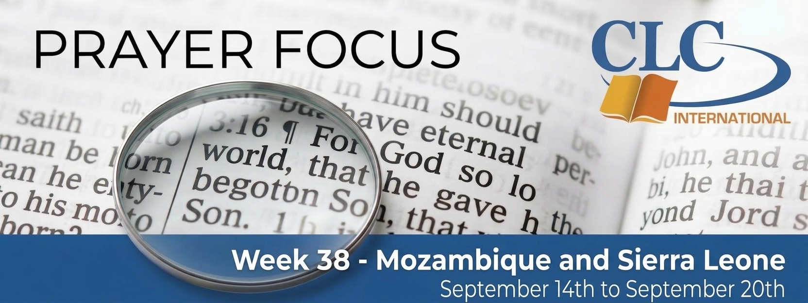 Prayer Focus: September 14th - September 20th 2026