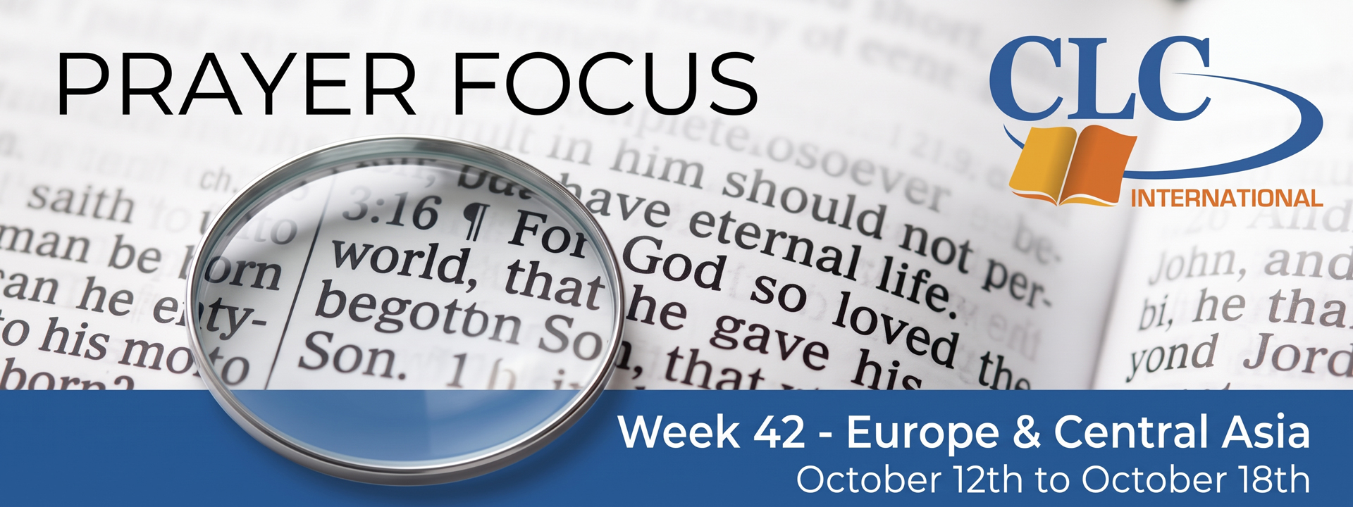 Prayer Focus: October 12th - October 18th 2026