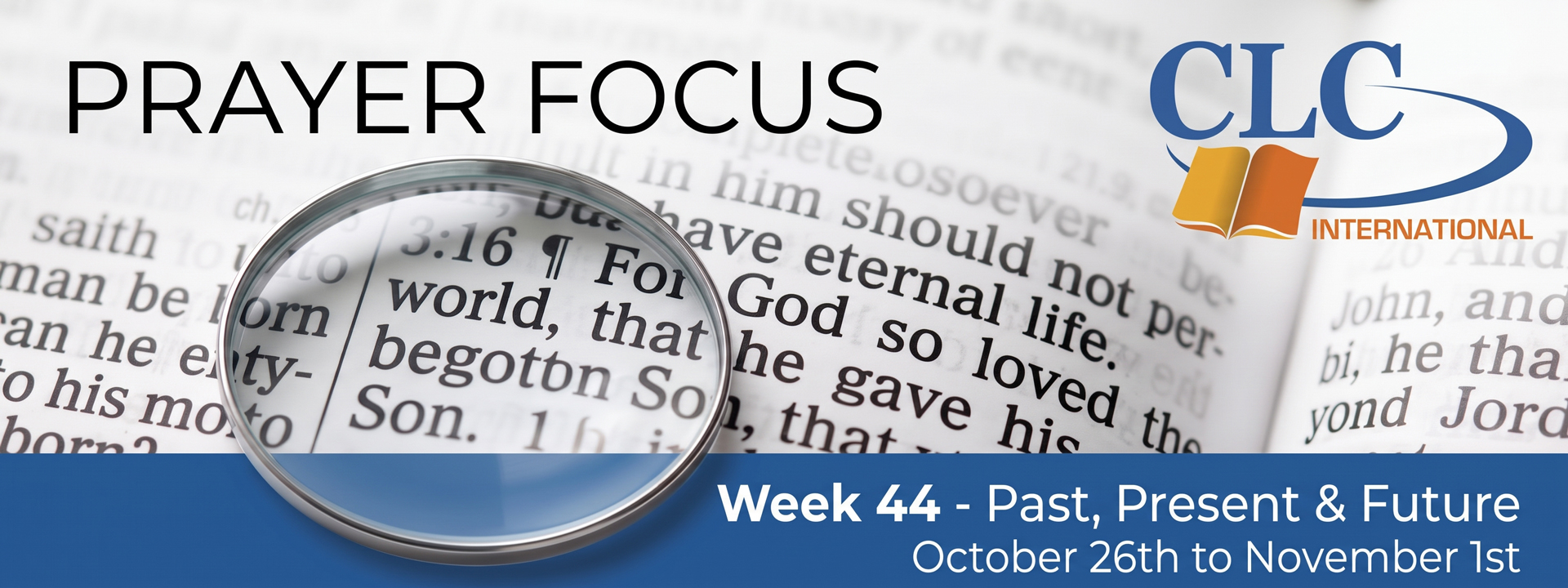 Prayer Focus: October 26th - November 1st 2026