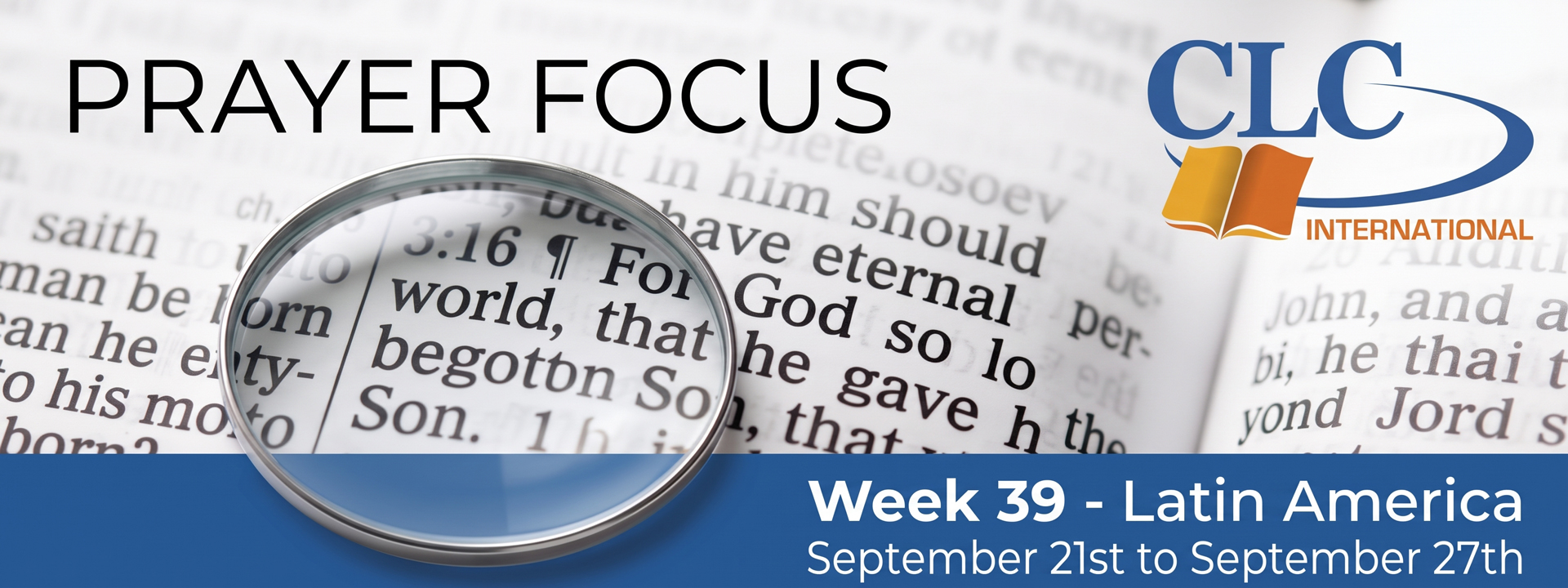 Prayer Focus: September 21st - September 27th 2026